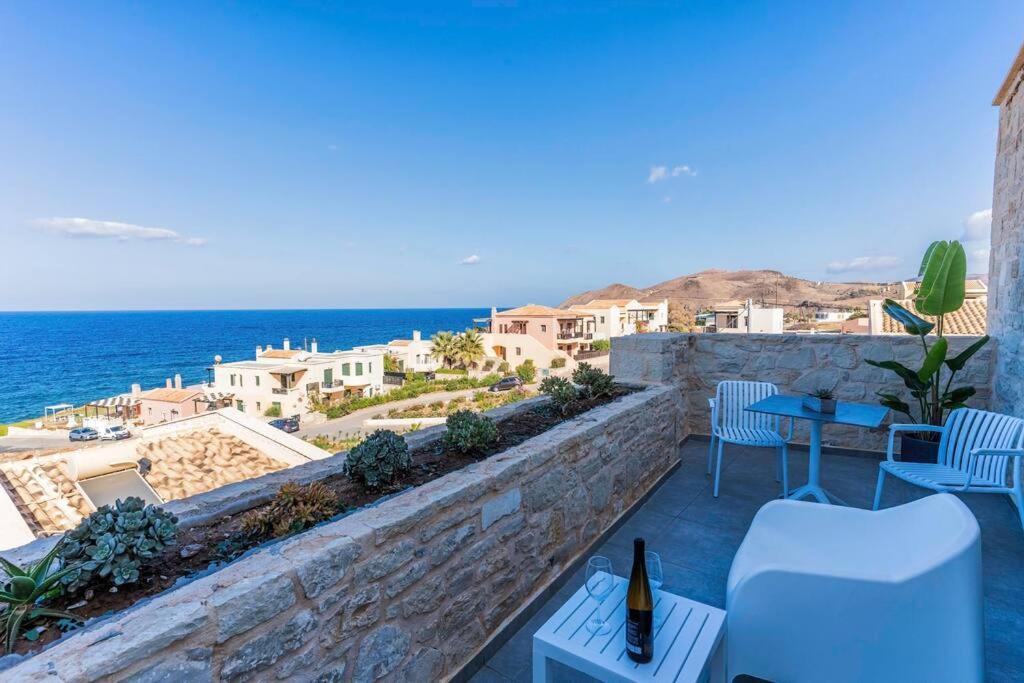 Zefyros Suite , Seafront Retreat ! Pánormos Exterior foto